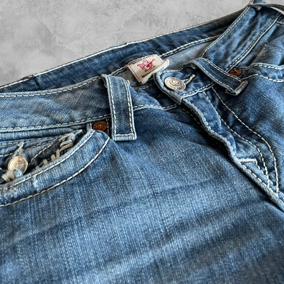 True Religion World Tour Skinny Jeans Blue W27