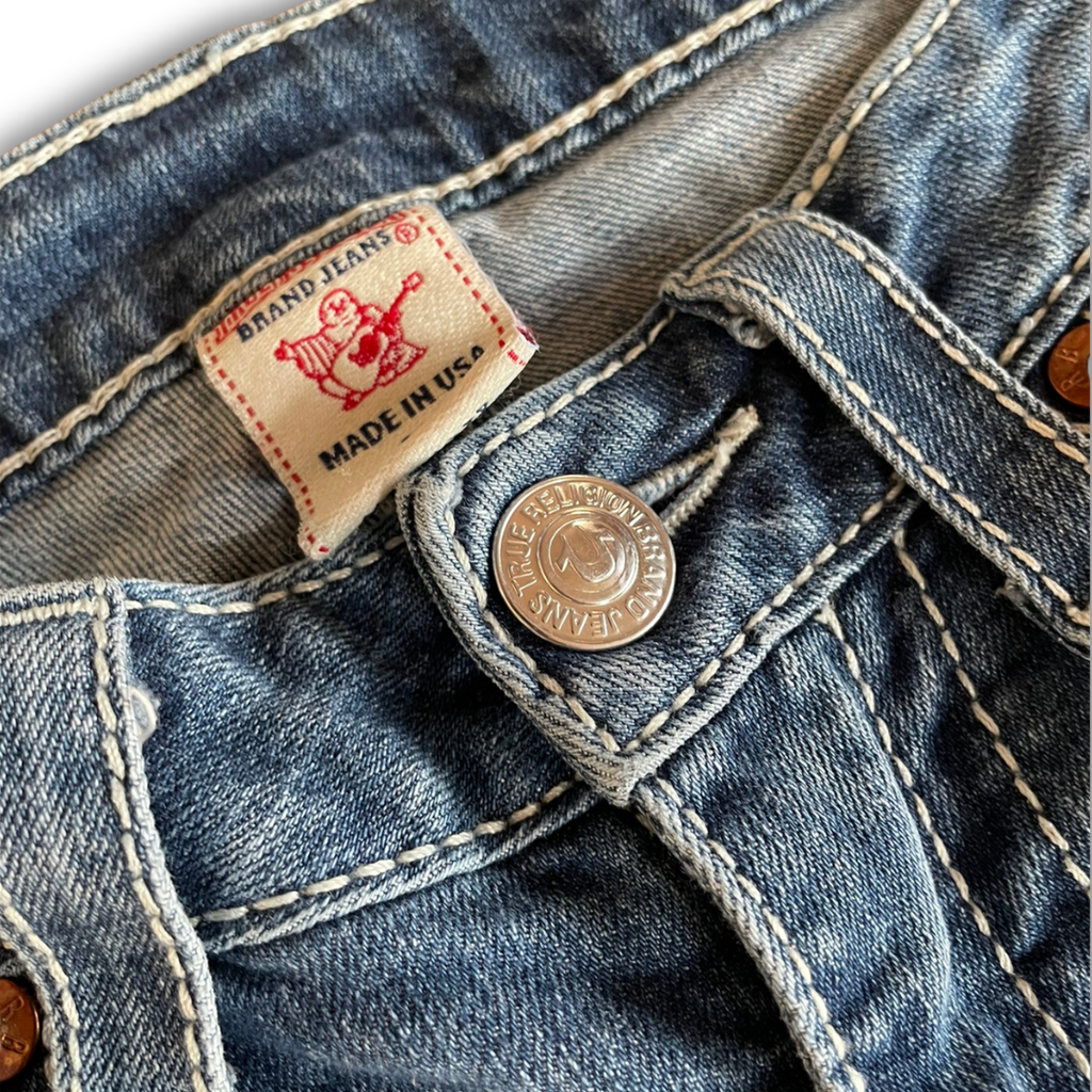 True Religion World Tour Skinny Jeans Blue W27