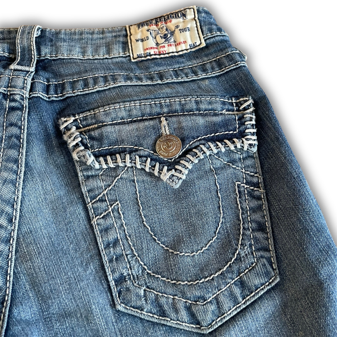 True Religion World Tour Skinny Jeans Blue W27