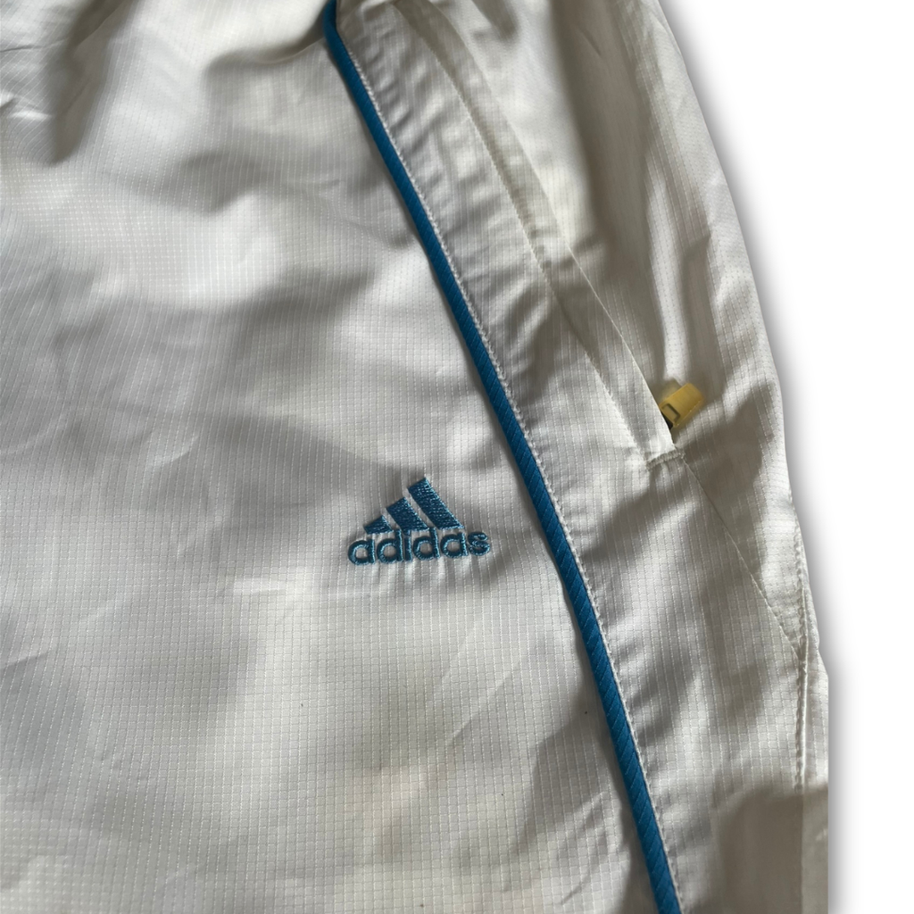 Adidas Vintage Trackpants White Blue ClimLite (2006)