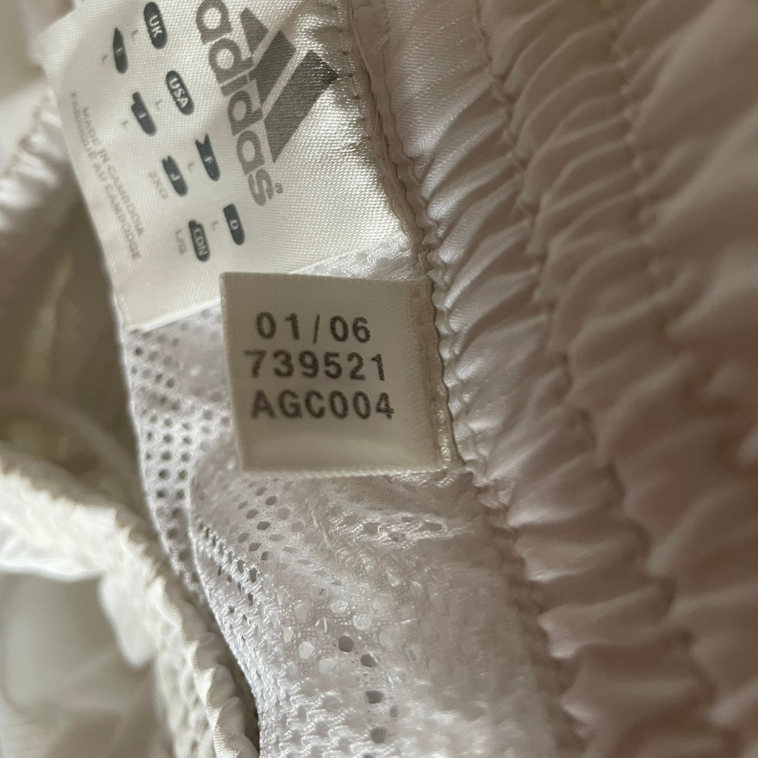 Adidas Vintage Trackpants White Blue ClimLite (2006)