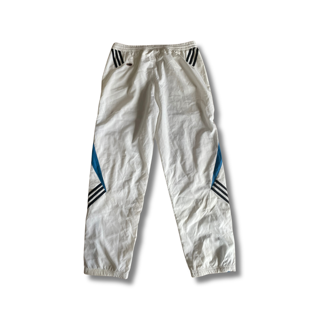 Adidas Vintage Trackpants White Blue ClimLite (2006)