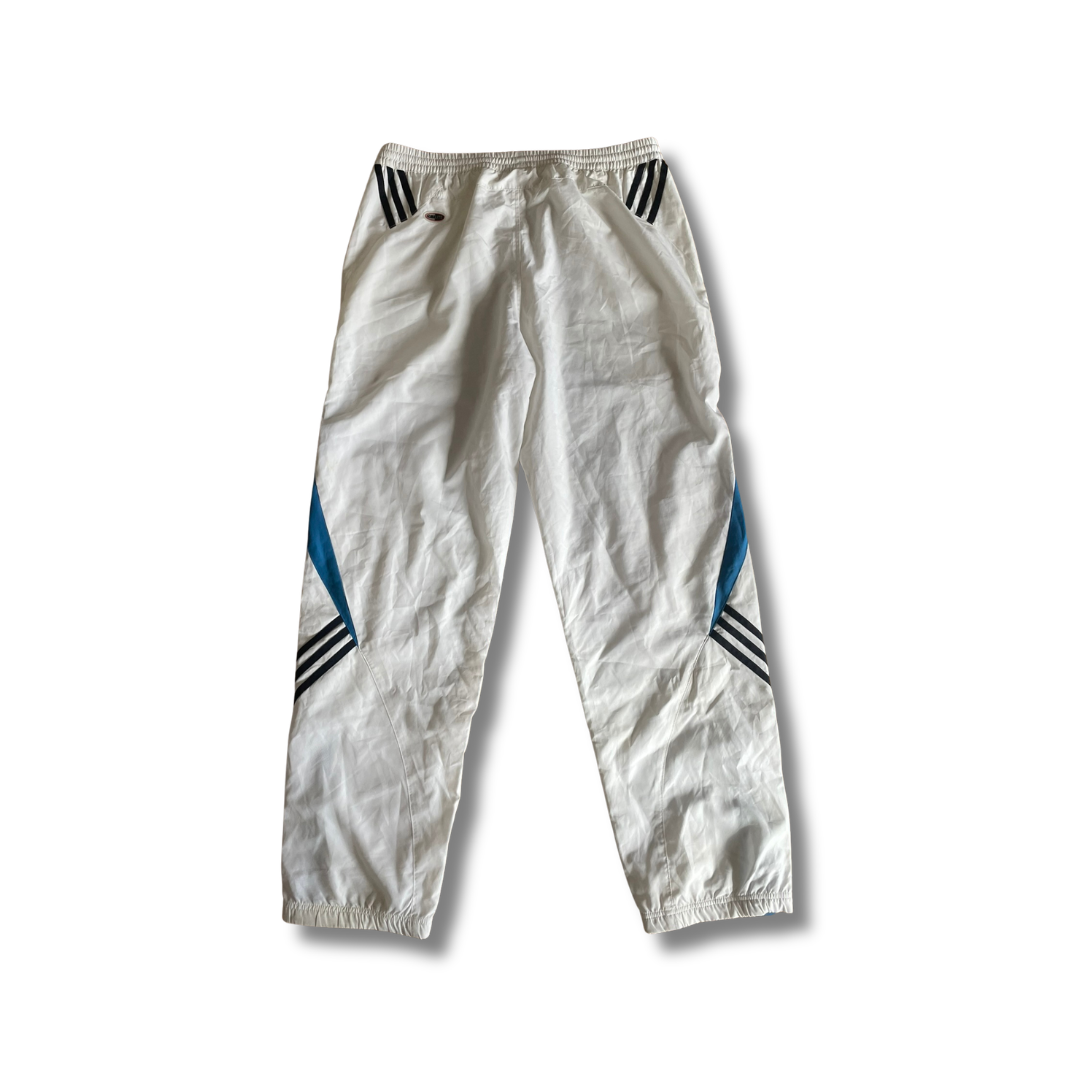Adidas Vintage Trackpants White Blue ClimLite (2006)