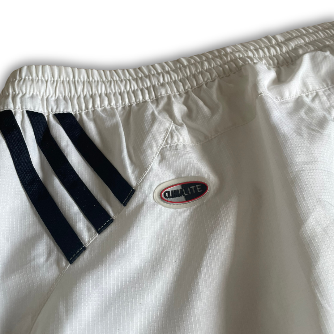 Adidas Vintage Trackpants White Blue ClimLite (2006)